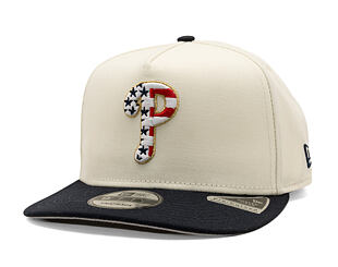 Kappe New Era - MLB "American Flag" 9FIFTY - Philadelphia Phillies - Chrome White