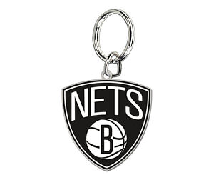Schlüsselanhänger Wincraft - NBA - Cloisonne Key Ring - Brooklyn Nets