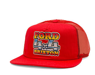 Kappe Brixton - Ford 4X4 Chrome Trucker Hat - Rangoon Red