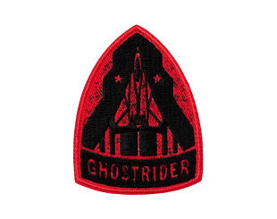 Bügelbild Monoquick - Top Gun Maverick Ghostrider 7 x 5,3 cm