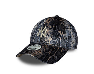 Damen Kappe New Era - MLB Snake Print 9FORTY - NY Yankees - Black / Blush Pink