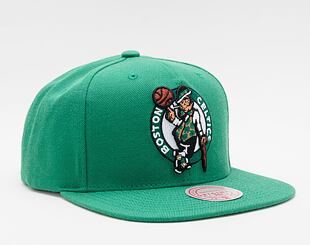Kappe Mitchell & Ness - NBA Team Ground 2.0 Snapback - Boston Celtics - Green
