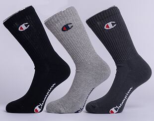 Socken Champion 3pk Crew Socks DAG/OXGM/NBK