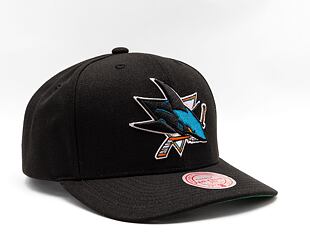 Kappe Mitchell & Ness - Team Ground 2.0 Pro Snapback - San Jose Sharks - Black