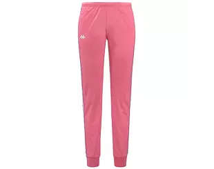 Damen Trainerhose Kappa 222 BANDA WRASTORIAI SLIM Pink Md-White-Violet Lilla