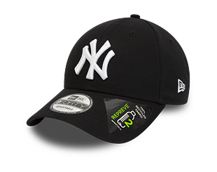 Kappe New Era 9FORTY MLB Repreve League Essential - NY Yankees - Black / White
