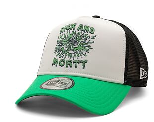 Kappe New Era 9FORTY A-Frame Trucker Character Trucker Rick and Morty - Sour Green