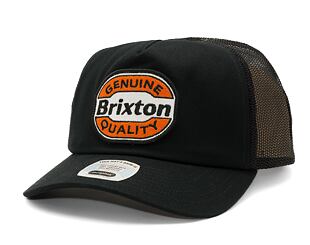 Kappe Brixton Keaton MP Trucker Hat - Black/Black