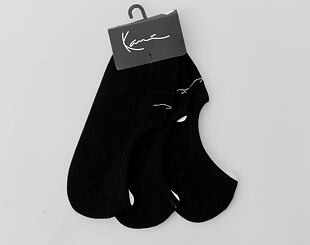 Socken Karl Kani Signature Invisible Socks 3 Pack black