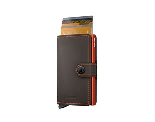 Geldbörse Secrid - Miniwallet - Matte - Truffle & Orange