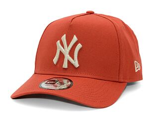 Kappe New Era - 9FORTY A-Frame League Essential - NY Yankees - Rust / Stone