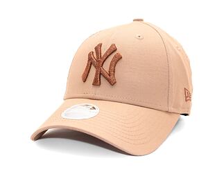 Damen Kappe New Era - 9FORTY Womens MLB Metallic - NY Yankees - Beige