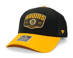 Kappe Fanatics - Boston Bruins - A/CAP Structured Adjustable Meshback - Black/Yellow Gold