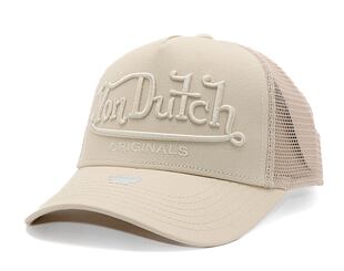 Kappe Von Dutch - Trucker Riverside - Caps - Cot Twill - Cream