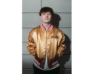 Jacke New Era - NFL Satin Bomber - San Francisco 49ers - BRZ / Scarlet