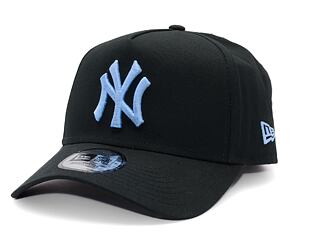 Kappe New Era - MLB Essential 9FORTY A-Frame - NY Yankees - Black / Pastel Blue