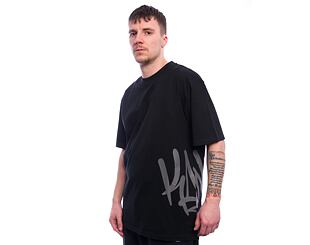T-Shirt Karl Kani - Woven Signature Kani Tag Tee - schwarz/dunkelgrau
