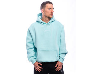 Pullover Karl Kani - Small Signature Essential OS Hoodie - Light Blue