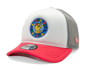 Kinder Kappe New Era - Branded Graphic Patch 9FORTY Trucker - Coral