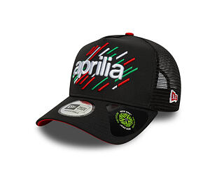 Kappe New Era - PIAGGIO Print 9FORTY Trucker - Black