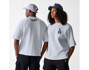 T-Shirt New Era - MLB Waffle Tee - LA Dodgers - Grey