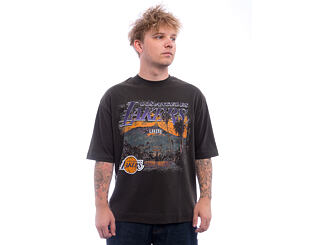 T-Shirt New Era - NBA Washed Graphic Tee - LA Lakers - Black