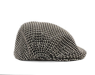 Kangol - Grid Knit 504 Flatcap - Black