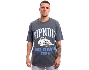 T-Shirt Rip N Dip - White Panther Tee - Charcoal