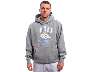 Pullover Rip N Dip - White Panther Hoodie - Heather Grey