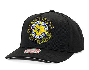 Kappe Mitchell & Ness - NBA Tilted Pro Snapback Hwc - Golden State Warriors - Black
