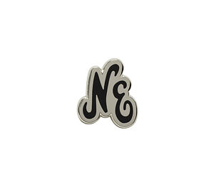 Brosche New Era - Branded Cap Pin - Script - Silver