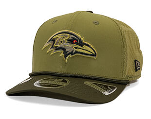 Kappe New Era - NFL25 "Salute to Service" - 9SEVENTY Stretch-Snap - Baltimore Ravens 
