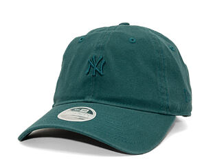 Damen Kappe New Era - MLB Washed Mini Logo 9TWENTY - NY Yankees - Pine Green