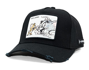 Kappe casquette PREMIUM CAPSLAB TOM & JERRY,  effet bambo finitions premium