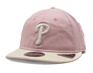 Kappe New Era - MLB Washed Tie Dye 9FIFTY Retro Crown - Philadelphia Phillies - Pink