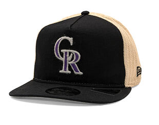 Kappe New Era - MLB "Summer Twine Grained" 9FIFTY - Colorado Rockies - Team Color / Open Market Tan