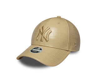 Damen Kappe New Era - MLB PU Pattern 9FORTY - NY Yankees - Stone