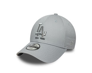 Kinder Kappe New Era - MLB Metallic 9FORTY - LA Dodgers - Grey / Silver