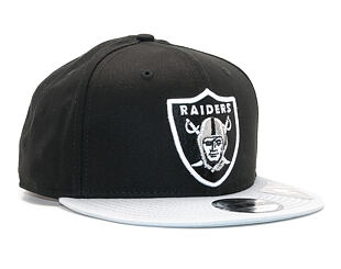 Kappe New Era Cotton Block 3 Oakland Raiders Schwarz/Grau Snapback