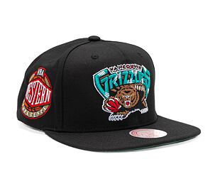 Kappe Mitchell & Ness NBA Conference Patch Snapback Hwc Vancouver Grizzlies Schwarz