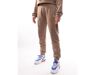 Damen Trainerhose New Era Arch Wordmark Joggers Ash Brown / White