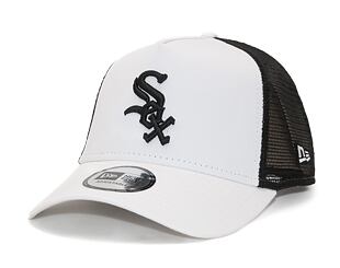 Kappe New Era 9FORTY A-Frame Trucker MLB League Essential Chicago White Sox - White / Black