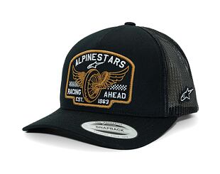 Kappe Alpinestars - Heritage Patch Trucker - Black/Black