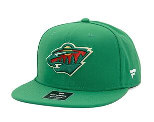 Kappe Fanatics - Minnesota Wild - A/CAP Str Mid Crn Adj Sqv Sbk - Dark Green