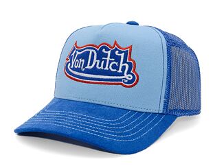 Kappe Von Dutch - Trucker Rockford - Cot Twill/ Suede - Blue/ Red