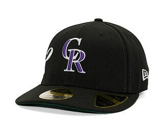 Kappe New Era - MLB Established 59FIFTY Low Profile - Colorado Rockies - Black