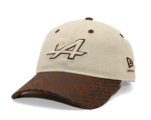Kappe New Era - F1 Heritage 9TWENTY - Alpine Racing - Chrome White