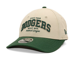 Kinder Kappe New Era - MLB Wordmark 9FORTY M-CROWN - LA Dodgers - Cream