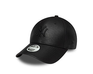 Damen Kappe New Era - MLB PU Leather 9FORTY - NY Yankees - Black