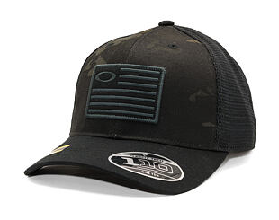 Kappe Oakley - Si Multicam Flag 110 Snapbck Cap - Black Multicam